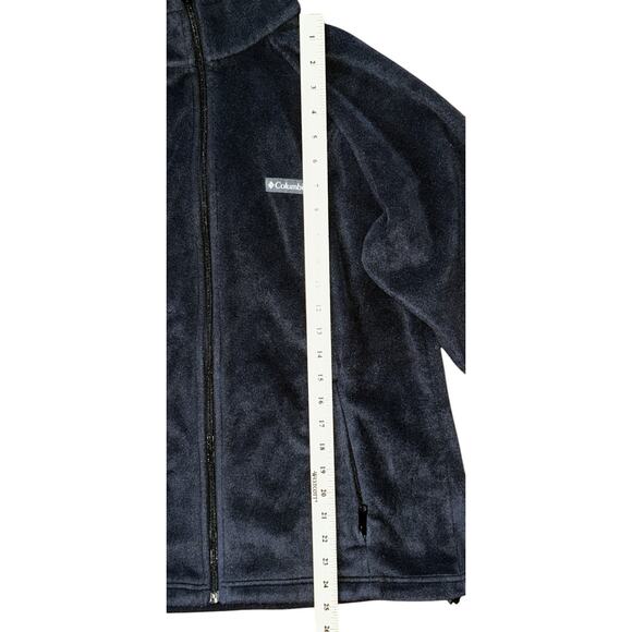 Columbia Benton Springs Full Zip Black Fleece Jacket Women's Large - Picture 2 of 7